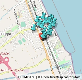 Mappa Via Bologna, 63821 Porto Sant'Elpidio FM, Italia (0.2685)