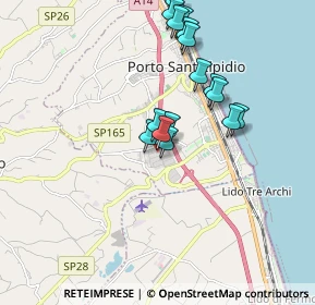 Mappa Via dell'Artigianato, 63018 Porto Sant'Elpidio FM, Italia (1.72438)