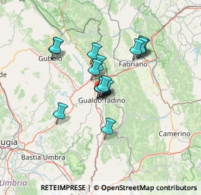 Mappa Via Siro Storelli, 06023 Gualdo Tadino PG, Italia (9.73824)