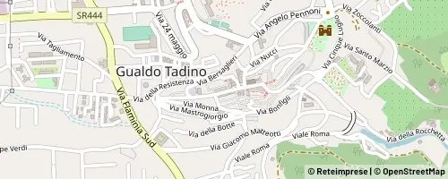 Mappa Gualdo Tadino