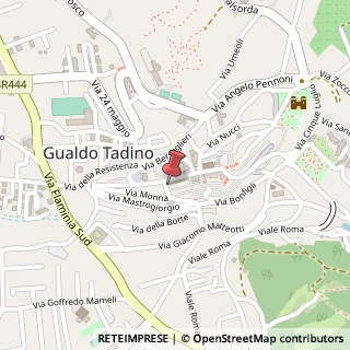 Mappa Via Mattonata, 19, 06023 Gualdo Tadino, Perugia (Umbria)