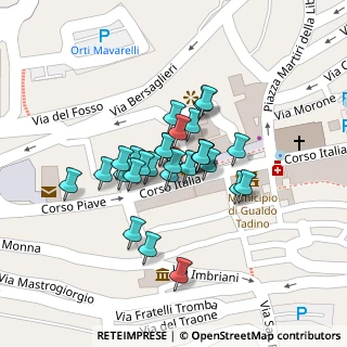 Mappa Via S. Francesco, 06023 Gualdo Tadino PG, Italia (0.02414)