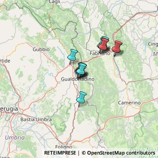 Mappa Via Giorgio Mancini, 06023 Gualdo Tadino PG, Italia (9.705)