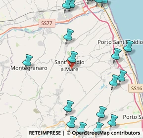 Mappa Via Adige, 63811 Sant'Elpidio a Mare FM, Italia (6.2915)
