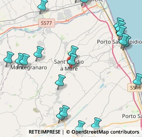 Mappa Via Adige, 63811 Sant'Elpidio a Mare FM, Italia (5.7855)