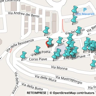 Mappa Corso Piave, 06023 Gualdo Tadino PG, Italia (0.07333)