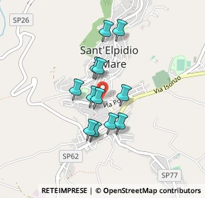 Mappa Via Aldo Moro, 63811 Sant'Elpidio a Mare FM, Italia (0.32833)