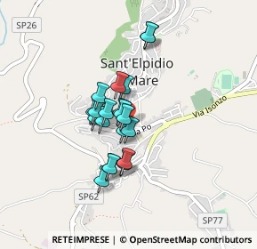 Mappa Via Aldo Moro, 63811 Sant'Elpidio a Mare FM, Italia (0.31)