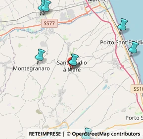 Mappa Via Aldo Moro, 63811 Sant'Elpidio a Mare FM, Italia (6.15667)