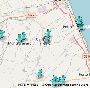 Mappa Via Aldo Moro, 63811 Sant'Elpidio a Mare FM, Italia (6.699)