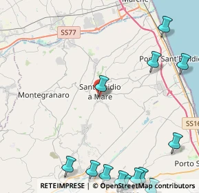 Mappa Via Aldo Moro, 63811 Sant'Elpidio a Mare FM, Italia (6.95571)