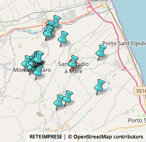 Mappa Via Aldo Moro, 63811 Sant'Elpidio a Mare FM, Italia (4.119)