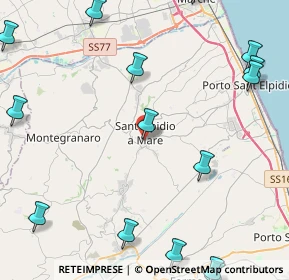 Mappa Via Aldo Moro, 63811 Sant'Elpidio a Mare FM, Italia (6.79059)