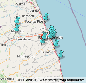 Mappa Via Aldo Moro, 63811 Sant'Elpidio a Mare FM, Italia (10.58)