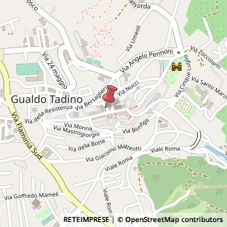 Mappa Piazza Martiri della Libertà, 14, 06023 Gualdo Tadino, Perugia (Umbria)