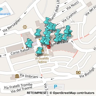 Mappa Piazza Martiri della Libertà, 06023 Gualdo Tadino PG, Italia (0.0408)