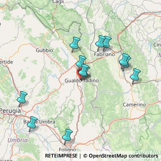 Mappa Via del Biancospino, 06023 Gualdo Tadino PG, Italia (16.74417)