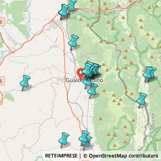 Mappa Via del Biancospino, 06023 Gualdo Tadino PG, Italia (4.285)