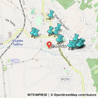 Mappa Via del Biancospino, 06023 Gualdo Tadino PG, Italia (0.494)