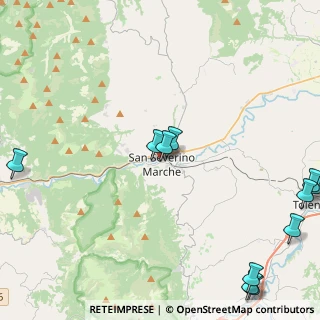 Mappa Via Fratelli Acciaccaferri, 62027 San Severino Marche MC, Italia (6.68917)