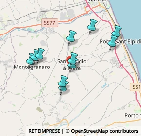 Mappa Via Augusto Murri, 63900 Sant'Elpidio a mare FM, Italia (3.40364)