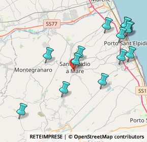Mappa Via Augusto Murri, 63811 Sant'Elpidio a Mare FM, Italia (4.90357)