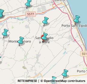 Mappa Via Augusto Murri, 63900 Sant'Elpidio a mare FM, Italia (7.07692)