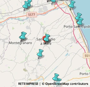 Mappa Via Roma, 63811 Sant'Elpidio a Mare FM, Italia (6.3005)