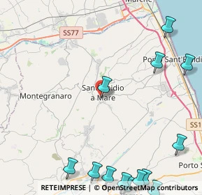 Mappa Via Roma, 63811 Sant'Elpidio a Mare FM, Italia (6.98)