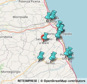 Mappa Via Augusto Murri, 63811 Sant'Elpidio a Mare FM, Italia (7.24611)