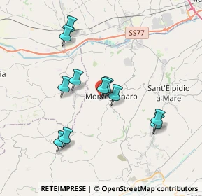 Mappa Via Filippo Turati, 63014 Montegranaro FM, Italia (3.48091)