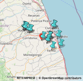 Mappa Via Filippo Turati, 63014 Montegranaro FM, Italia (10.59684)