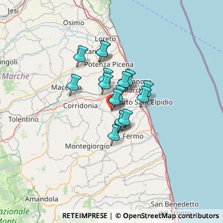 Mappa Via Papa Giovanni XXIII, 63821 Montegranaro FM, Italia (9.0525)