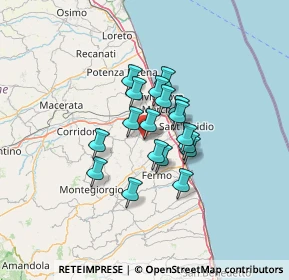 Mappa Piazza Guglielmo Marconi, 63811 Sant'Elpidio a Mare FM, Italia (9.08722)