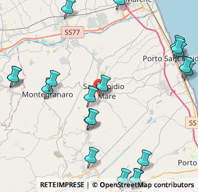 Mappa Piazza Guglielmo Marconi, 63811 Sant'Elpidio a Mare FM, Italia (5.7805)