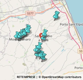 Mappa Via Marconi, 63811 Sant'Elpidio a Mare FM, Italia (3.5105)