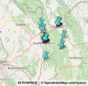 Mappa Via S. Nicolò, 06023 Gualdo Tadino PG, Italia (8.223)