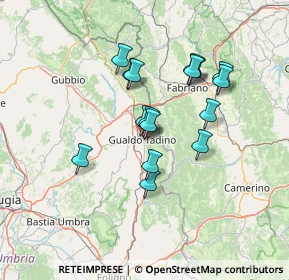 Mappa Via S. Nicolò, 06023 Gualdo Tadino PG, Italia (11.92875)