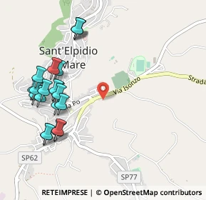 Mappa Via Tevere, 63811 Sant'Elpidio a Mare FM, Italia (0.606)