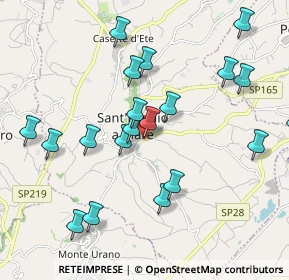 Mappa Via Tevere, 63811 Sant'Elpidio a Mare FM, Italia (2.165)