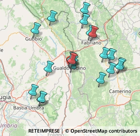 Mappa Piazza Giuseppe Mazzini, 06023 Gualdo Tadino PG, Italia (15.5935)