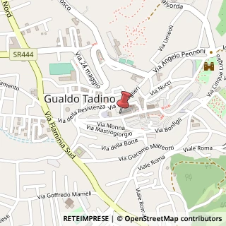 Mappa Piazza 20 Settembre, 1, 06023 Gualdo Tadino, Perugia (Umbria)