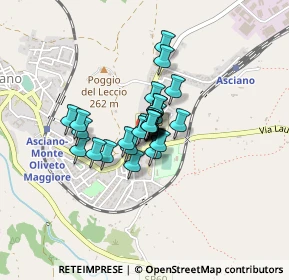 Mappa Via Martiri della Libertà N1 int 3 Centro commerciale il Leccio, 53041 Asciano SI, Italia (0.21429)