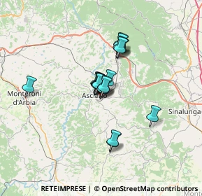 Mappa Via Martiri della Libertà N1 int 3 Centro commerciale il Leccio, 53041 Asciano SI, Italia (4.142)