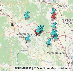 Mappa Via Martiri della Libertà N1 int 3 Centro commerciale il Leccio, 53041 Asciano SI, Italia (11.88143)