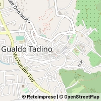 Mapa Gualdo Tadino