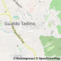 Térkép Gualdo Tadino