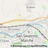Map San Severino Marche