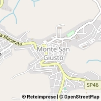 地图 Monte San Giusto