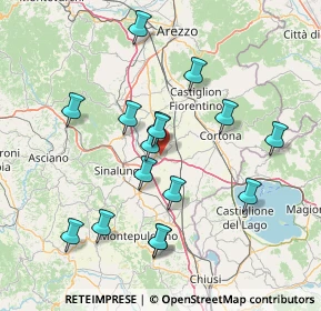 Mappa Via Ponti di Cortona 107 D, 52045 Foiano della Chiana AR, Italia (14.86375)